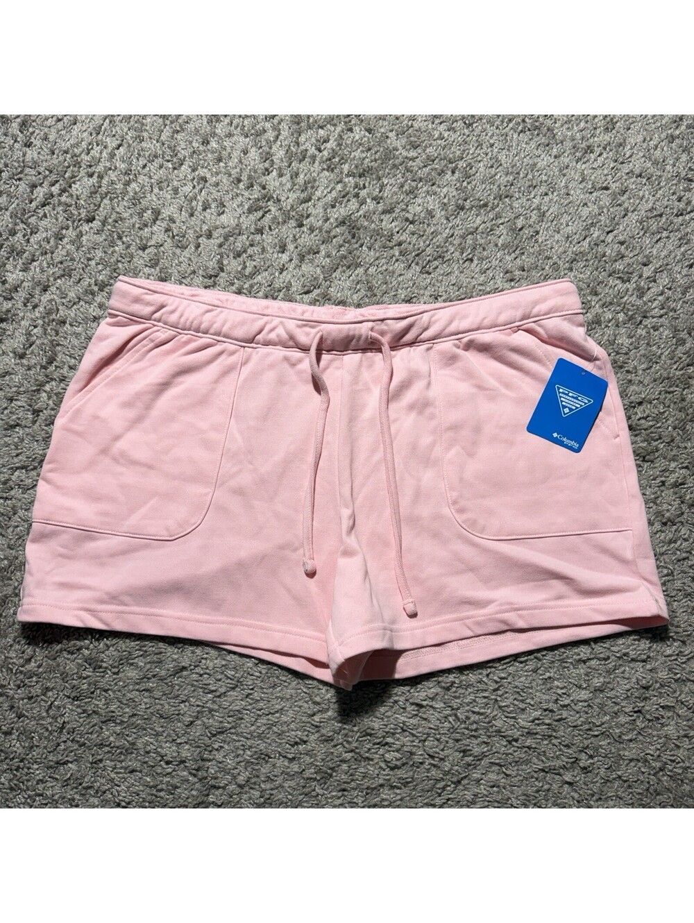 NWT Columbia Women’s French Terry Shorts Size XL 3” Casual Sweat Short Pink